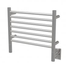 Amba Products HSP-24 - Jeeves Model H Straight 24'' Wide 7 Bar Hardwired Towel Warmer in Polished