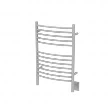 Amba Products ECW - Jeeves Model E Curved 12 Bar Hardwired Towel Warmer in White