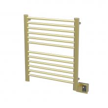 Amba Products S2933SB - Amba Sirio 28-7/8-Inch x 33-1/4-Inch Towel Warmer, Satin Brass