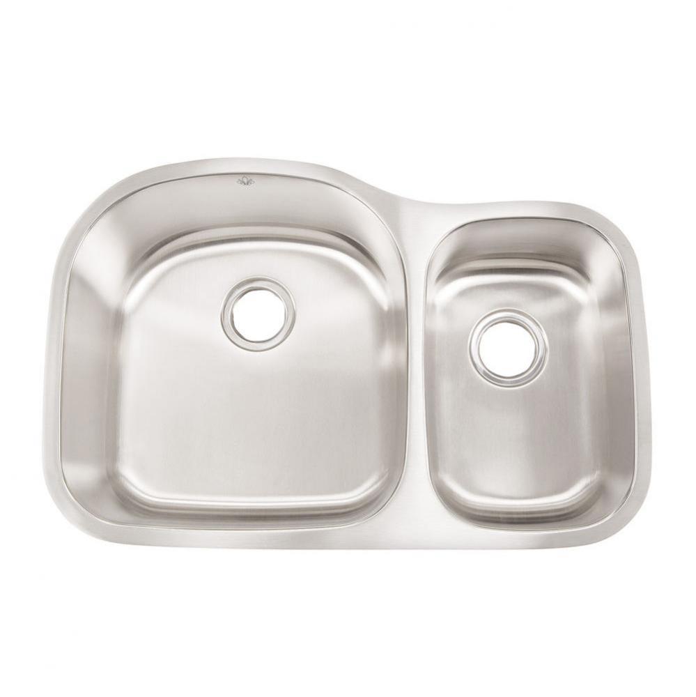 Double bowl Bulk pack 16ga Stainless sink