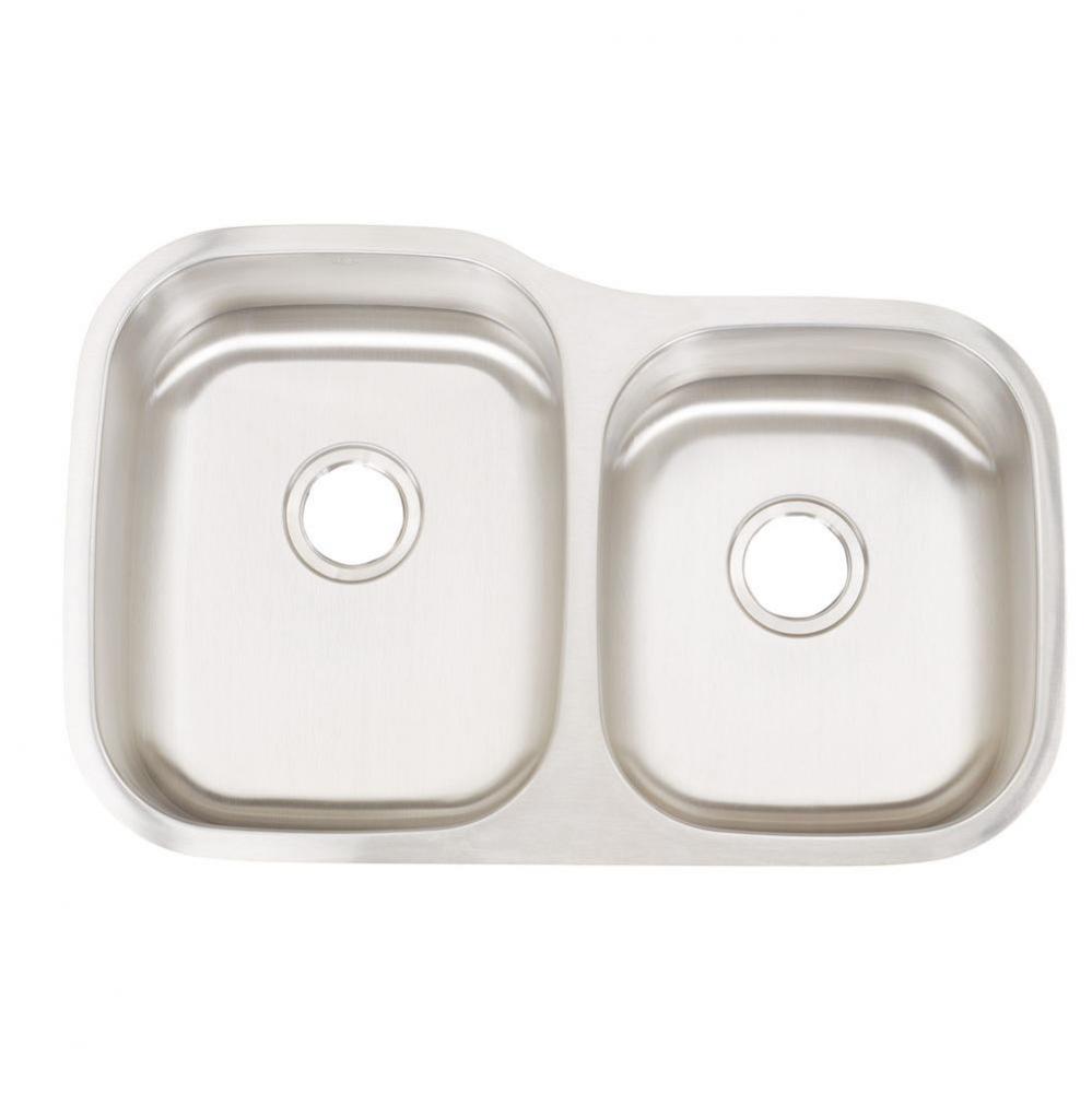 Double bowl DELUXE pack 16ga Stainless sink