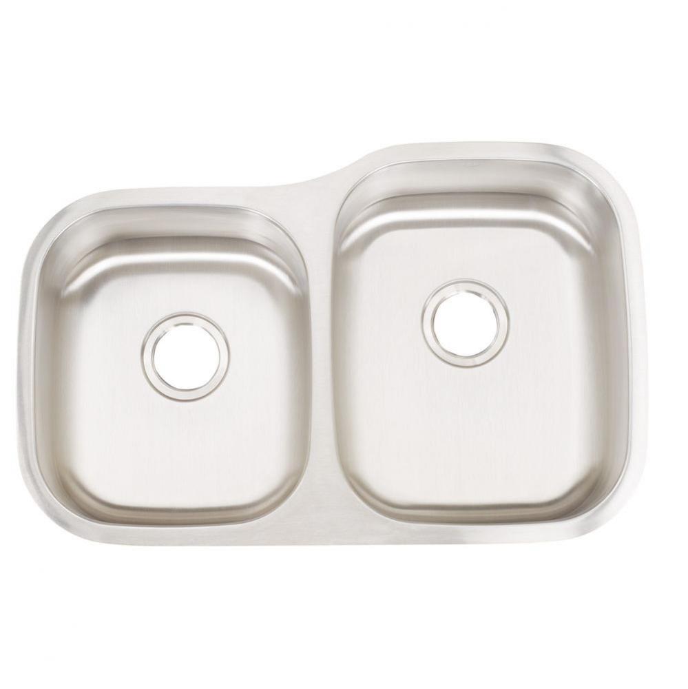 Double bowl Bulk pack 16ga Stainless sink