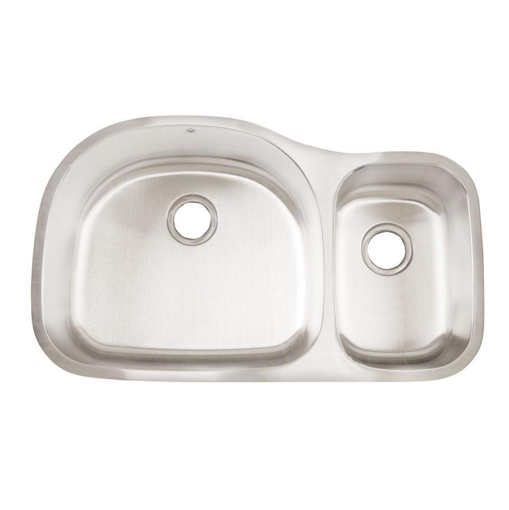 Double bowl DELUXE pack 16ga Stainless sink