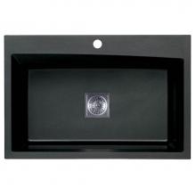 Artisan Manufacturing ACDM3301-D9-BL - Artisan Composite Dual Mount Single Bowl Sink 