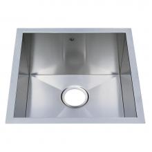 Artisan Manufacturing CPUZ1919D10 - Single bowl Chef Pro series handmade SS Sink