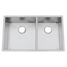 Artisan Manufacturing CPUZ3319D1010 - Double Bowl Chef Pro series handmade SS sink