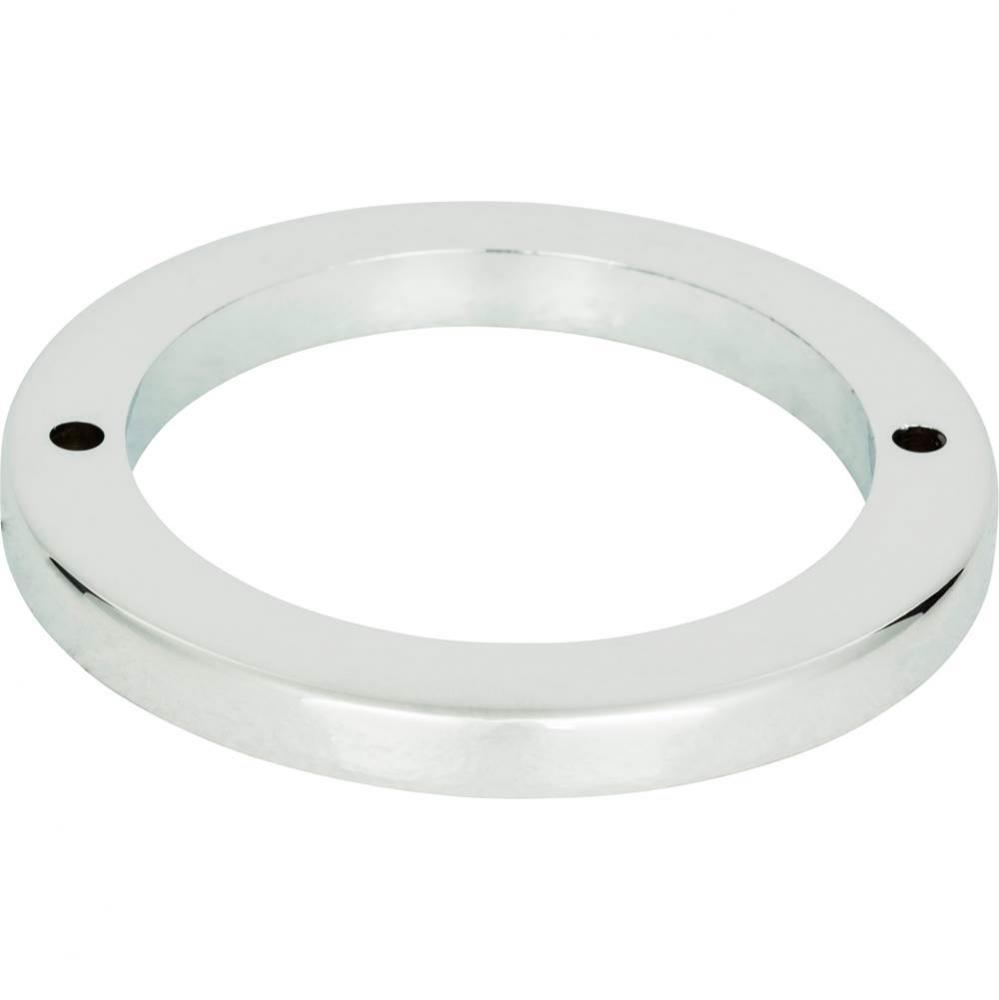 Tableau Round Base 2 1/2 Inch Polished Chrome