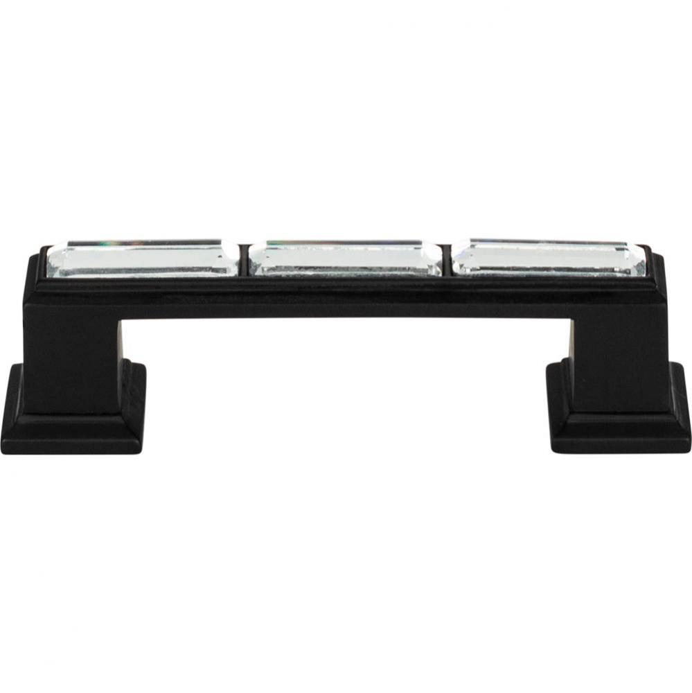 Legacy Crystal Pull 3 Inch (c-c) Matte Black