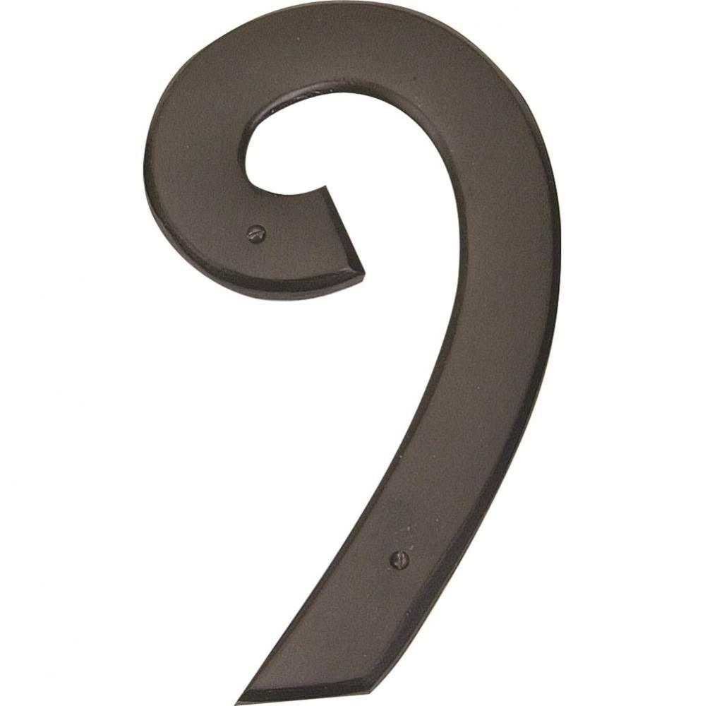 Mission 5-1/2 Inch H Surface Mount House Number