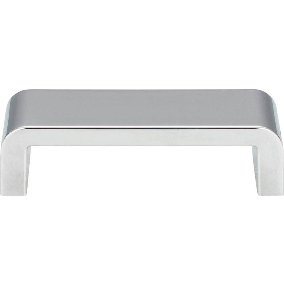Platform Pull 3 3/4 Inch (c-c) Polished Chrome