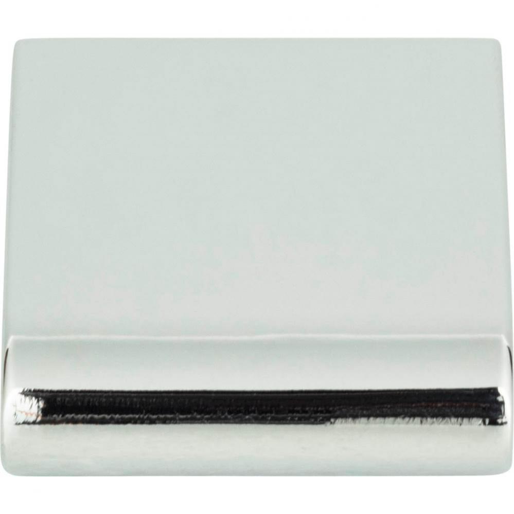 Round Rail Knob 1 1/8 Inch Polished Chrome