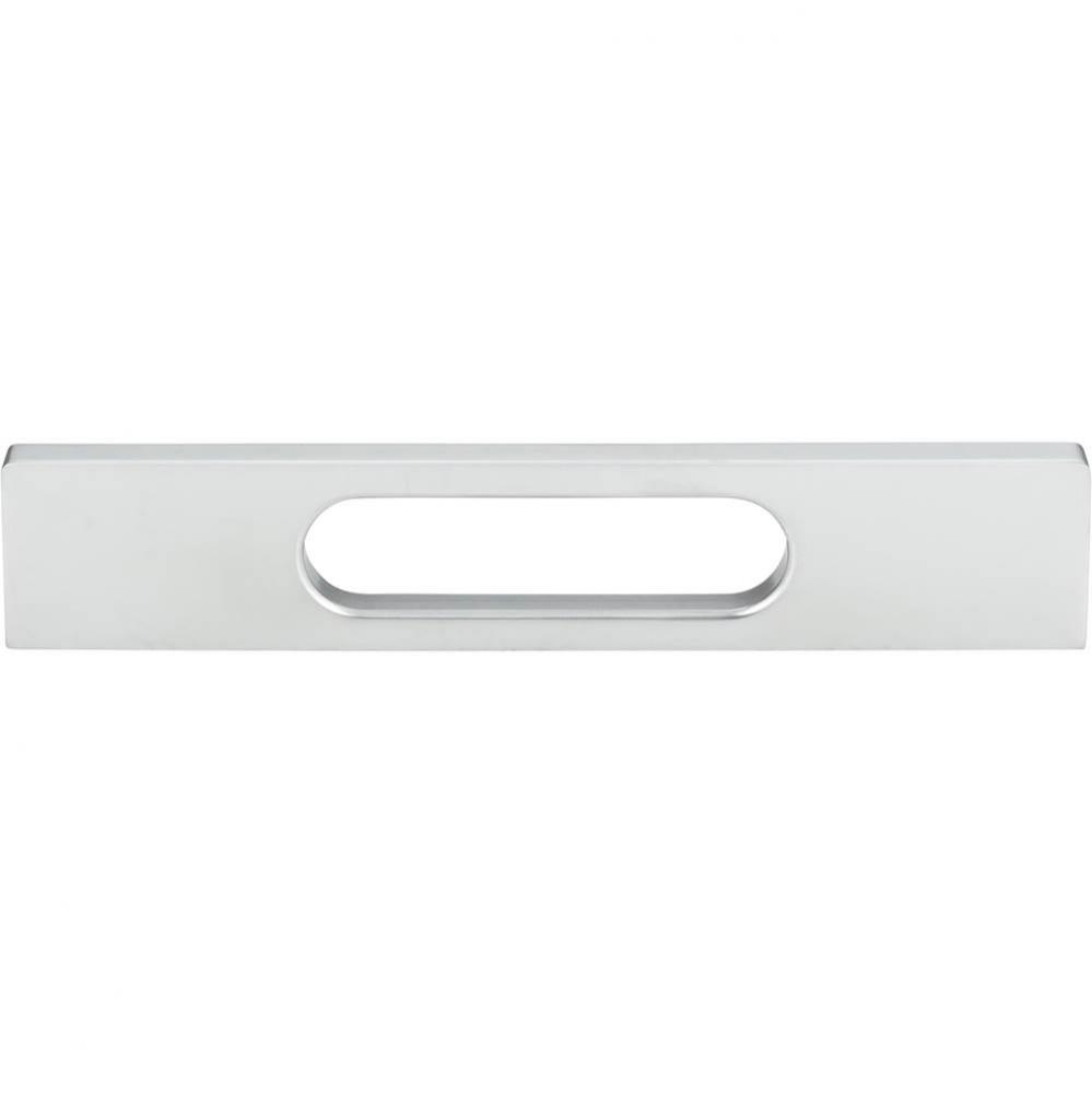Level Pull 5 1/16 Inch (c-c) Matte Chrome