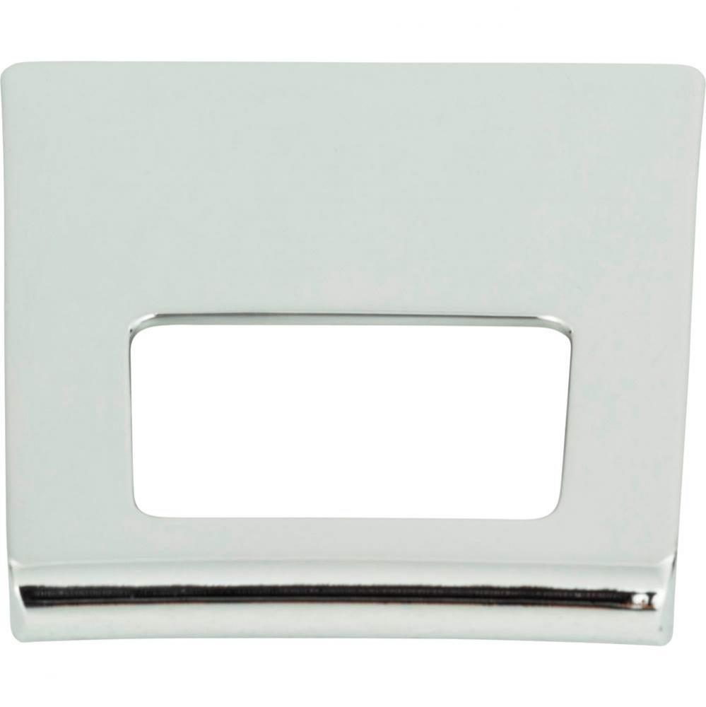 Mid Century Tab Pull 1 1/4 Inch (c-c) Polished Chrome