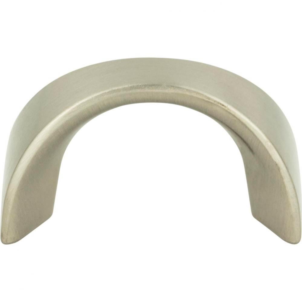 Sleek Knob 1 1/4 Inch (c-c) Brushed Nickel
