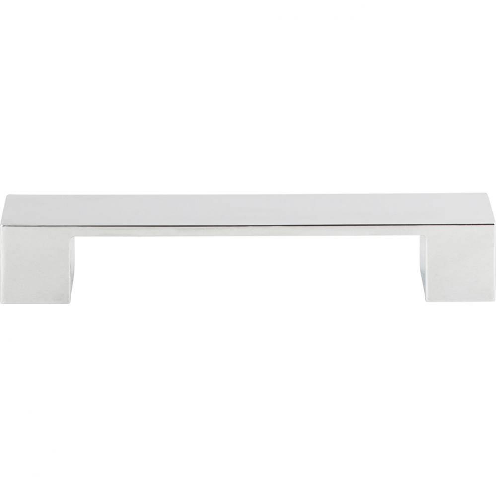 Wide Square Pull 5 1/16 Inch (c-c) Polished Chrome