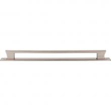 Atlas A6007-BRN - Zander Pull and Backplate 12 Inch (c-c) Brushed Nickel