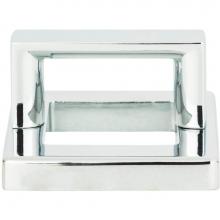 Atlas 408-CH - Tableau Square Base and Top 1 7/16 Inch (c-c) Polished Chrome