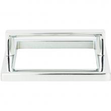 Atlas 411-CH - Tableau  Square Base and Top 3 Inch (c-c) Polished Chrome