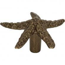 Atlas 142-BB - Starfish 2 Inch Length Novelty Knob