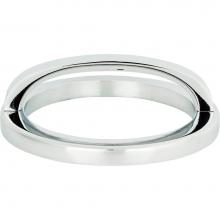 Atlas 407-CH - Tableau Round Base and Top 3 Inch (c-c) Polished Chrome