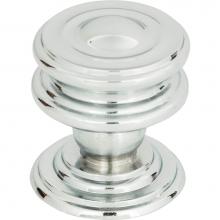 Atlas 376-CH - Campaign Round Knob 1 1/4 Inch Polished Chrome