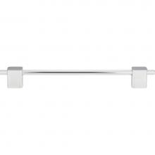 Atlas 297-CH - Element Pull 7 9/16 Inch (c-c) Polished Chrome