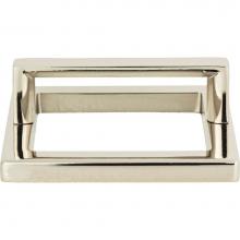 Atlas 410-PN - Tableau Square Base and Top 2 1/2 Inch (c-c) Polished Nickel