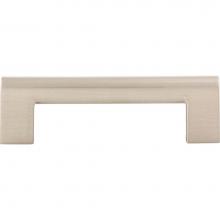 Atlas 438-BRN - Round Rail Pull 3 3/4 Inch (c-c) Brushed Nickel