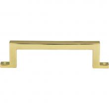 Atlas 385-PB - Campaign Bar Pull 3 3/4 Inch (c-c) Polished Brass