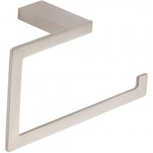 Atlas PATR-BRN - Parker Bath Towel Ring  Brushed Nickel