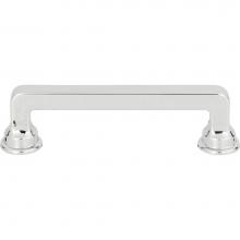Atlas A102-CH - Oskar Pull 3 3/4 Inch (c-c) Polished Chrome