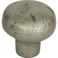 Atlas 331-P - Distressed Round Knob 1 3/8 Inch Pewter