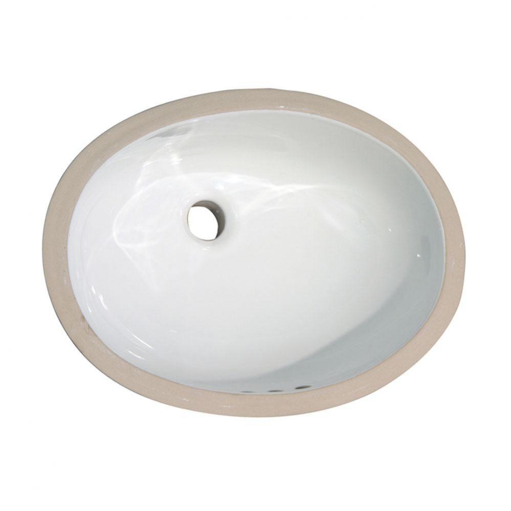 Rosa 500 Undercounter, Dbl Glzd, 19-1/2X16-3/8, White