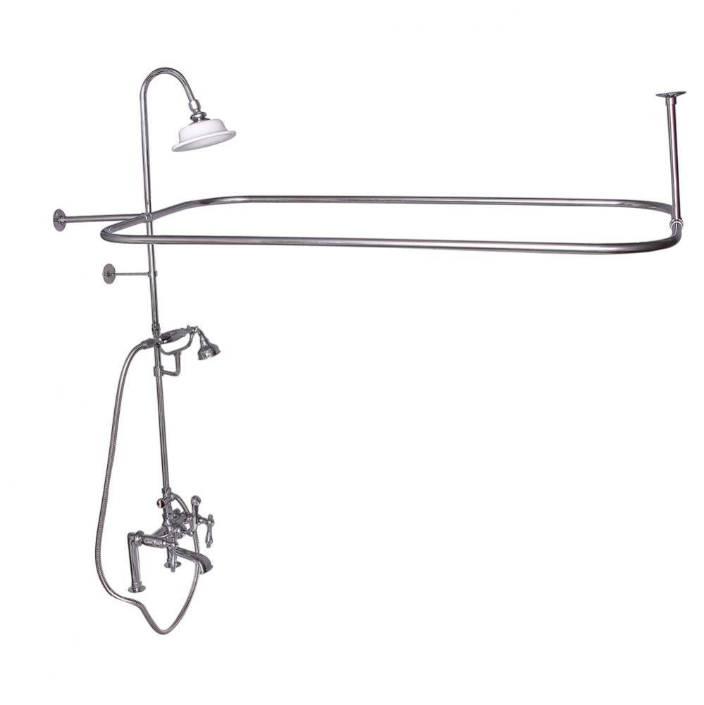 Elephant Spout,Shwr Unit,Riser ShwrHead,HandShwr,Lever Hdl,CP