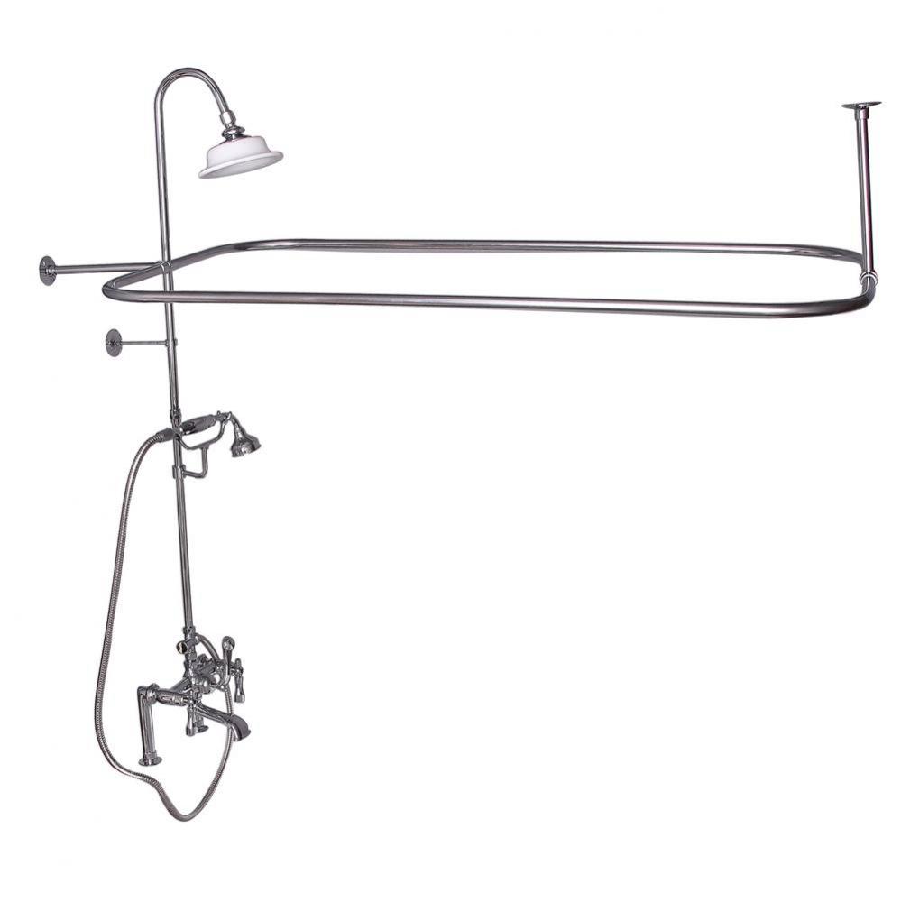 Elephant Spout,Shwr Unit,Riser ShwrHead,HandShwr,Lever Hdl,CP