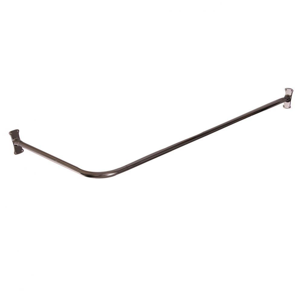 72'' Corner Shower Curtain Rod w/ Flanges-CP