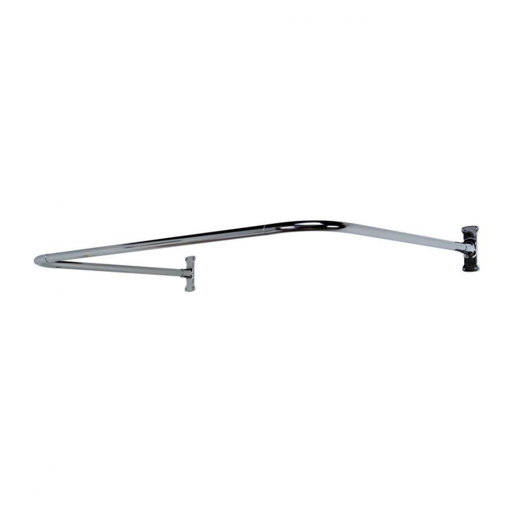 30'' U Shower Rod, Polished Chrome