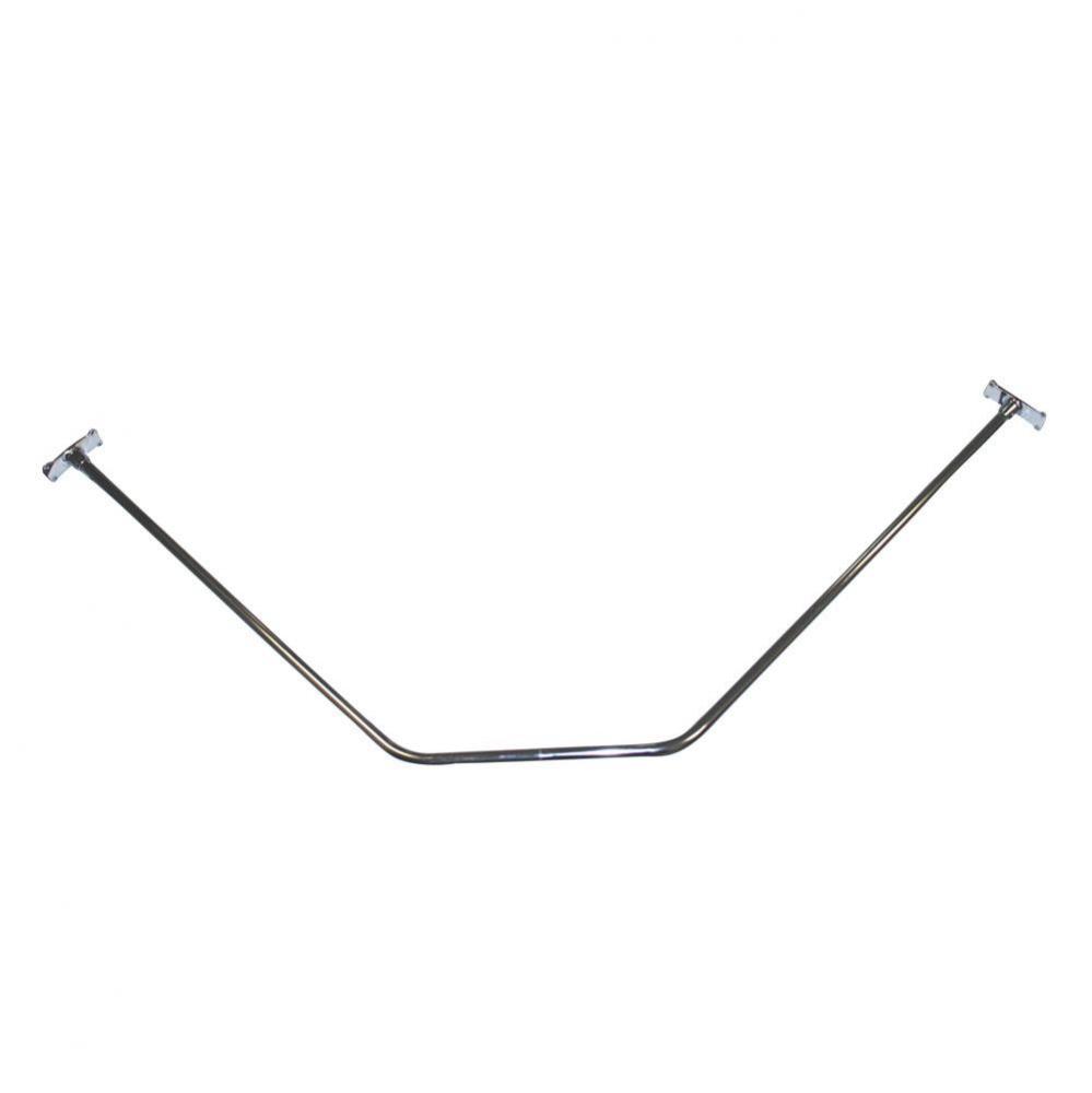 4157 Neo Angle Shower Rod,  30x24x30'', Polished Chrome