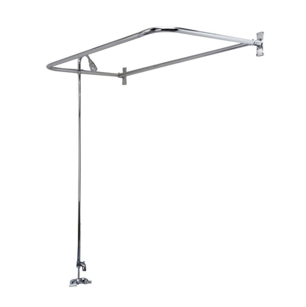 Converto Shower w/60'' D-Rod,  Code Spout, Polished Chrome