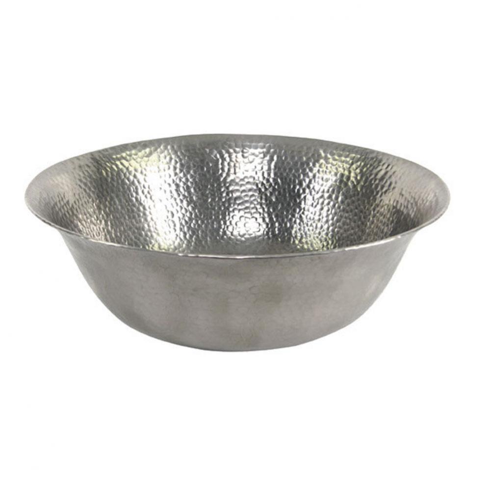 Goshen Above Counter Basin,  Hammered Pewter