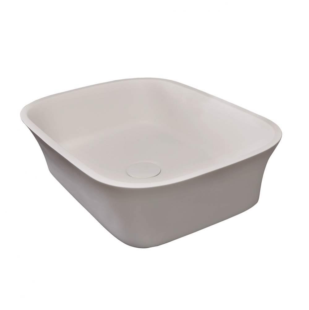Jeri 22'' Rectangular Above Counter Basin,  White Matte