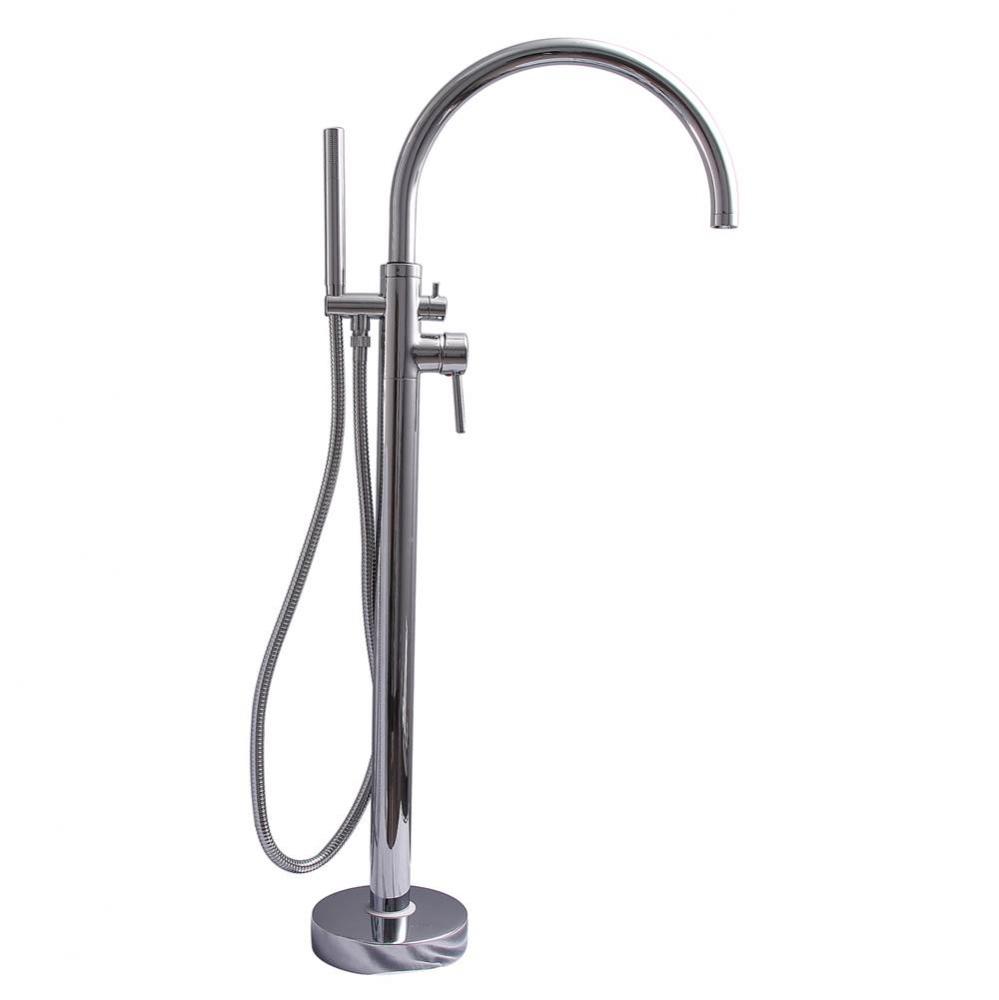 Bianca Freestanding Tub Filler Polished Chrome
