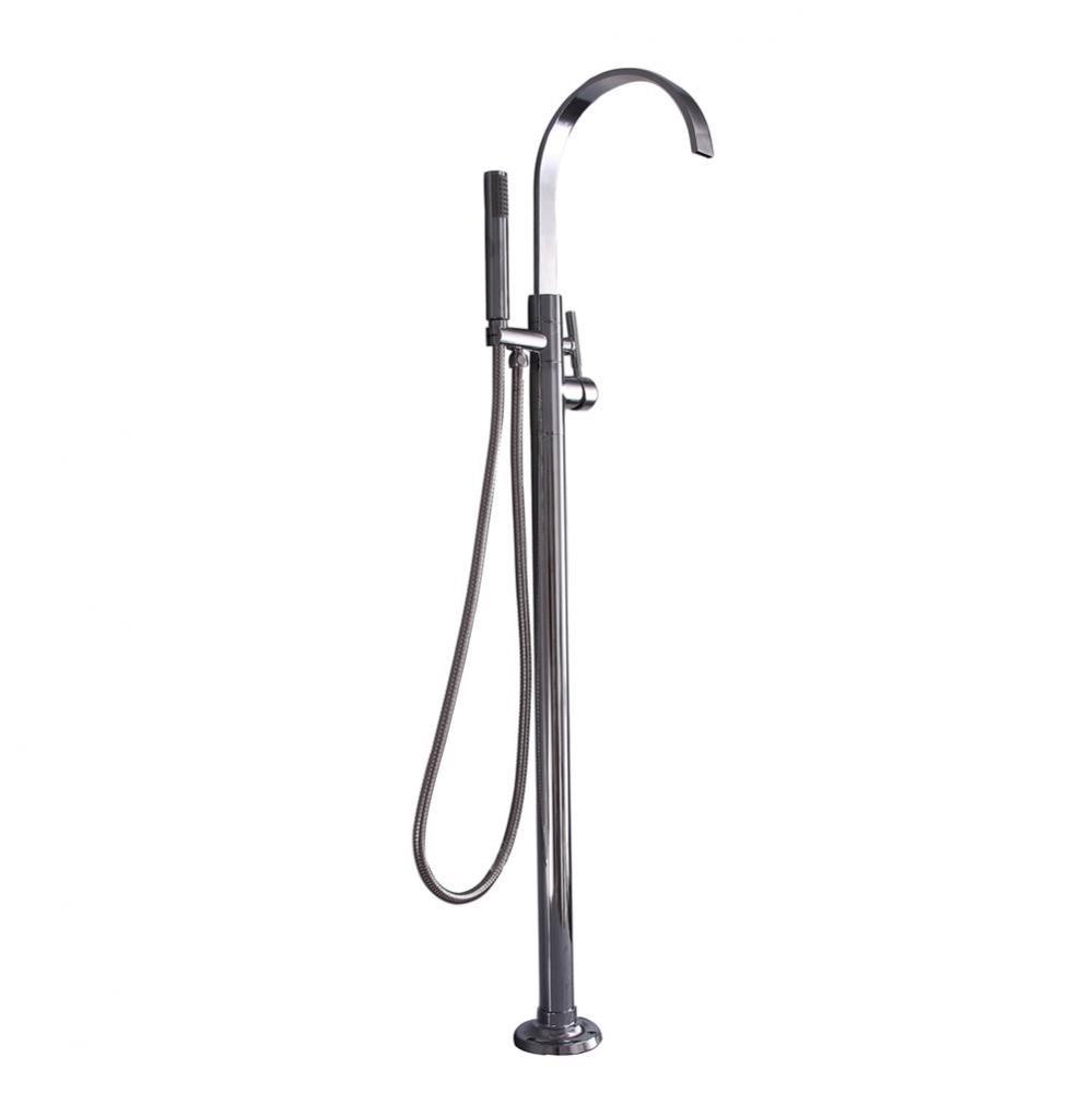 Tessa Freestanding Tub Filler Polished Chrome