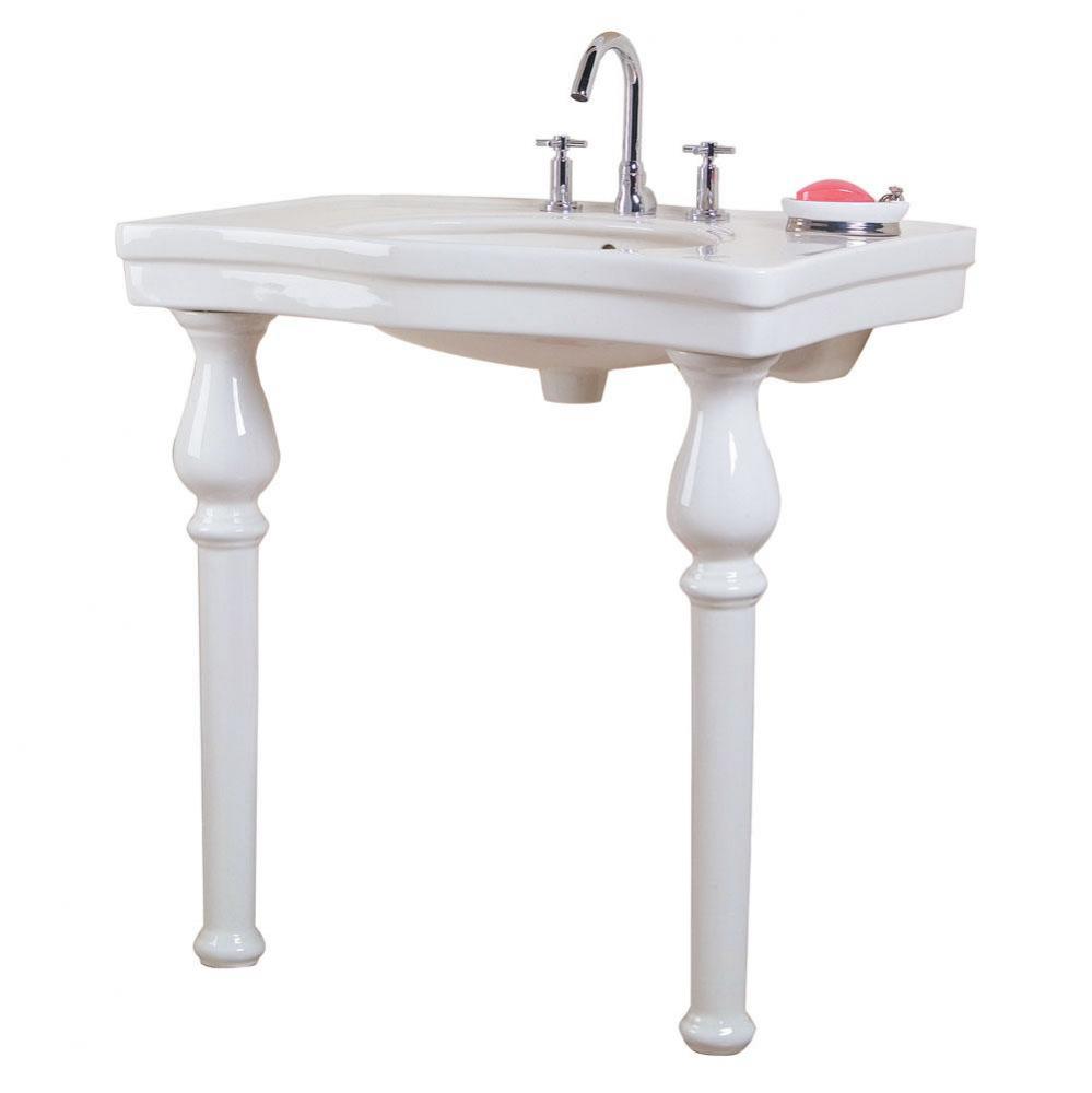 Milano Deluxe Console 8'' cc, White