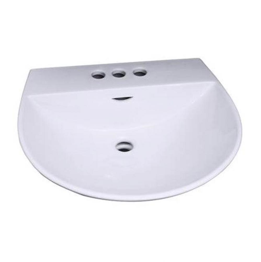 Reserva 450 Wall-Hung Basin 4'' Center Set, White