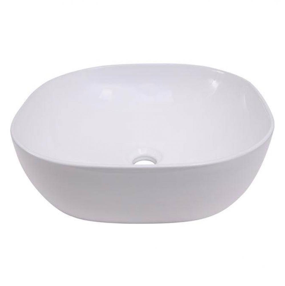 Shasta 17'' Oval Above Counter Basin, White