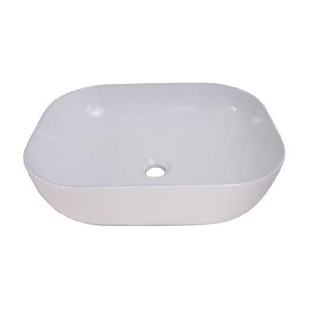 Kendra 19-1/2''  Rect Above Counter Basin, White