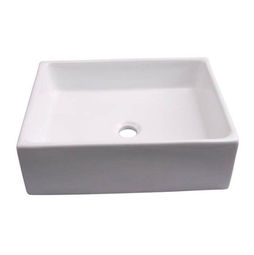 Redkey Above Counter Basin 18-1/2'', Rect, No Fct Hole, WH