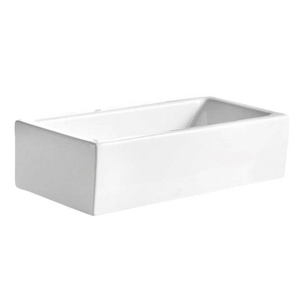 Randolph Above Counter Basin 19-1/2'' Rect, No Fct Holes, WH