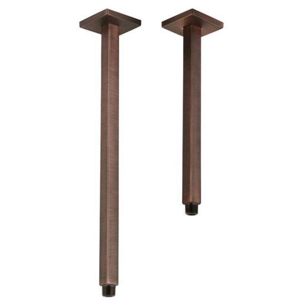 12'' Ceiling Mount Modern Squa Shower Arm Tube w/Flange,ORB